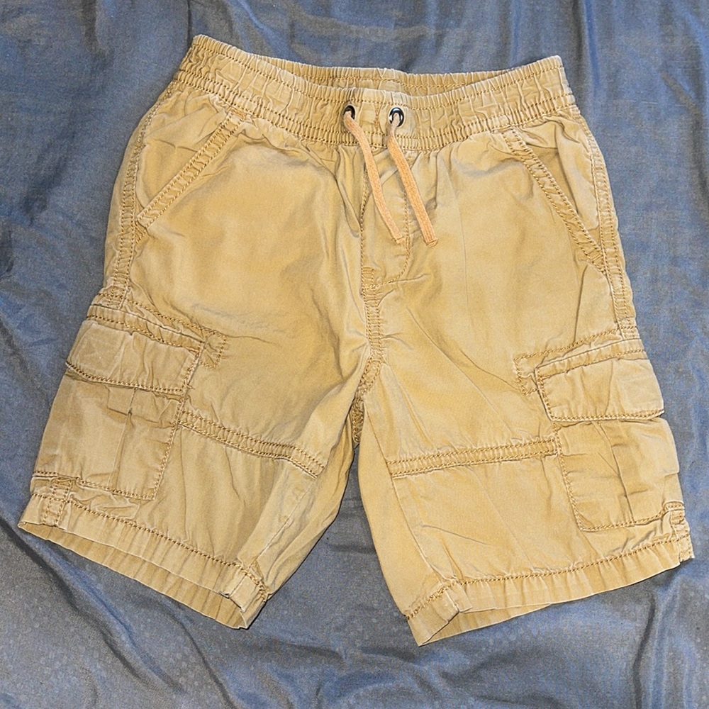 Crazy 8 Toddler Boy Chestnut/Tan Cargo Pull On Waistband Shorts
